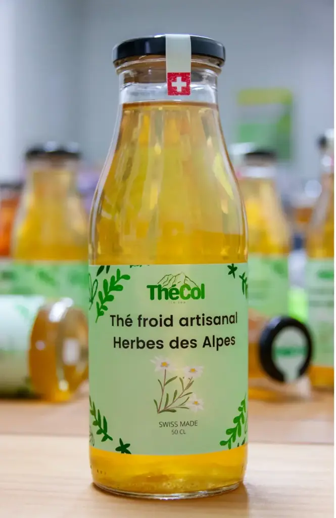 ThéCol - Thé froid artisanal Herbes des Alpes 25cl